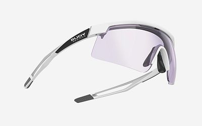 Превью  Велоочки RUDY PROJECT Turbolence White Matt, Линзы: ImpactX 2Laser Purple (SP897558-0000)